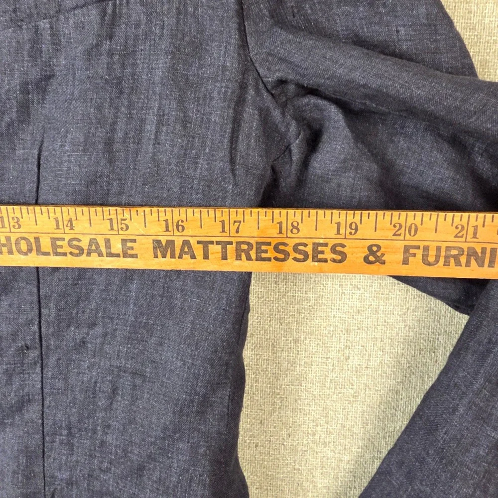 Zara Man Quiet Luxury 100% Linen Single Button Blazer Jacket NWT